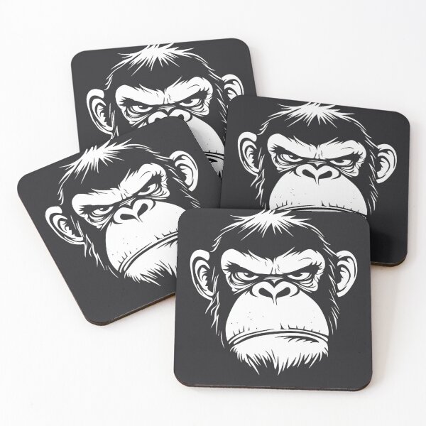 Item preview, Grumpy Monkey Clipart designed and sold by StudioRedKoala.