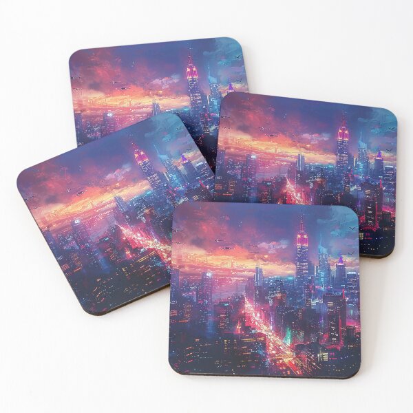 Item preview, Futuristic Tokyo city skyline - Digital fantasy art designed and sold by TheArtistOf2022.