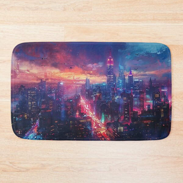 Item preview, Futuristic Tokyo city skyline - Digital fantasy art designed and sold by TheArtistOf2022.