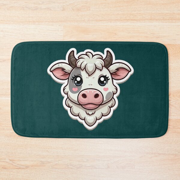 Item preview, Charolais Cow Head designed and sold by ArtistEmbrace.