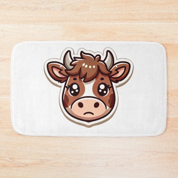 Item preview, Brown Swiss Cow Head designed and sold by ArtistEmbrace.