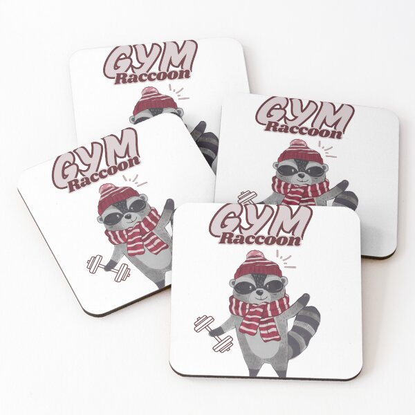 Item preview, I Work Out So I Can Eat Garbage, Funny Raccoon Gym Work Out designed and sold by Dreams  come true.