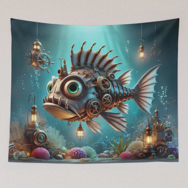 Item preview, Steampunk Scorpion Fish designed and sold by Sillytoe.