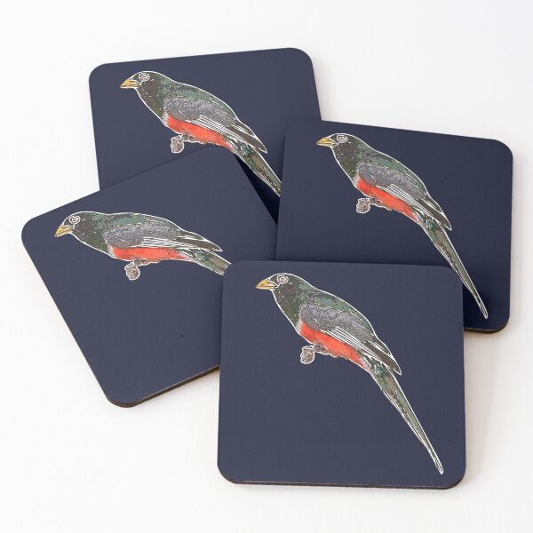 Item preview, Elegant Trogon White Alternate Design  designed and sold by designsasstultd.