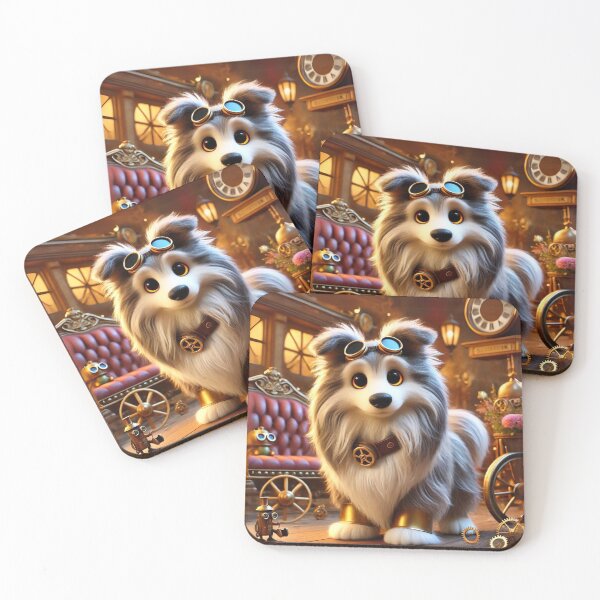 Item preview, Steampunk Scotch Collie designed and sold by Sillytoe.