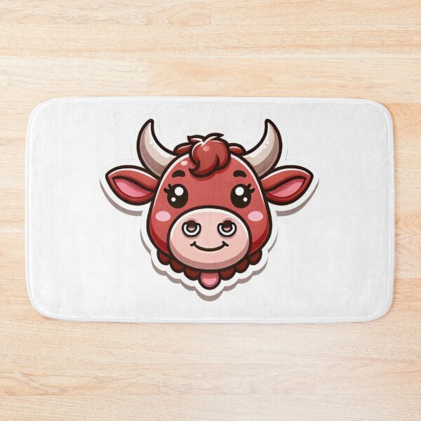Item preview, Angus Red Cow Head designed and sold by ArtistEmbrace.