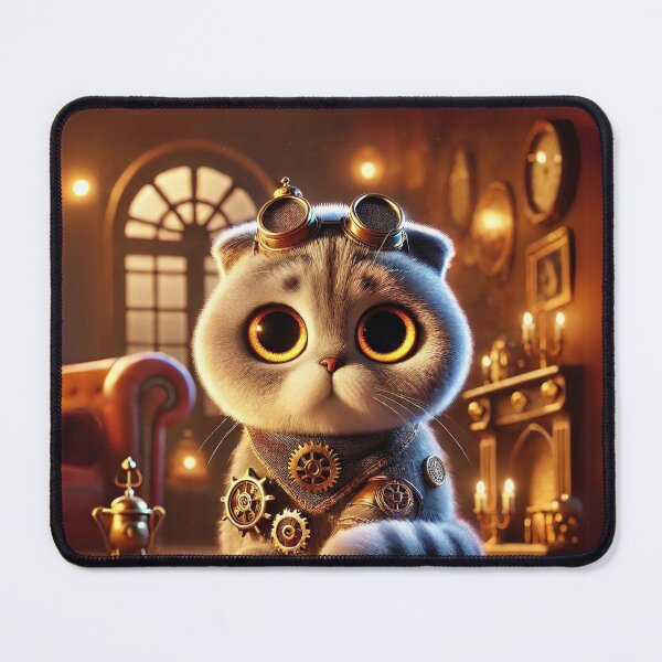 Item preview, Steampunk Scottish Fold Cat designed and sold by Sillytoe.