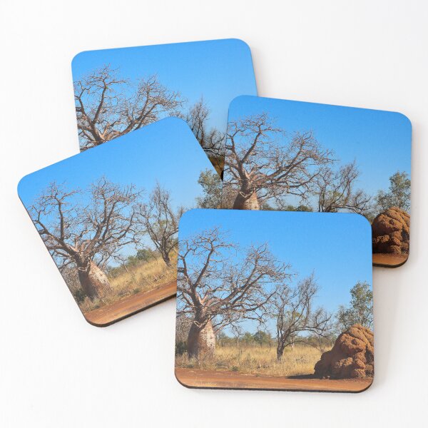 Item preview, Outback boab tree and termite mound, Australia designed and sold by FranWest.