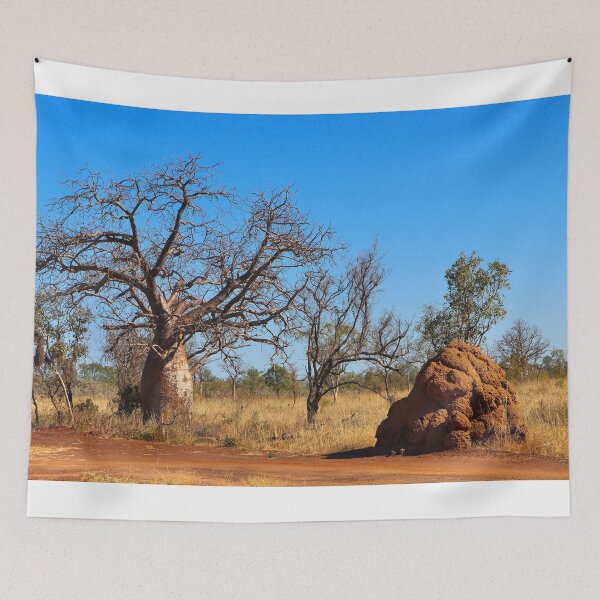 Item preview, Outback boab tree and termite mound, Australia designed and sold by FranWest.