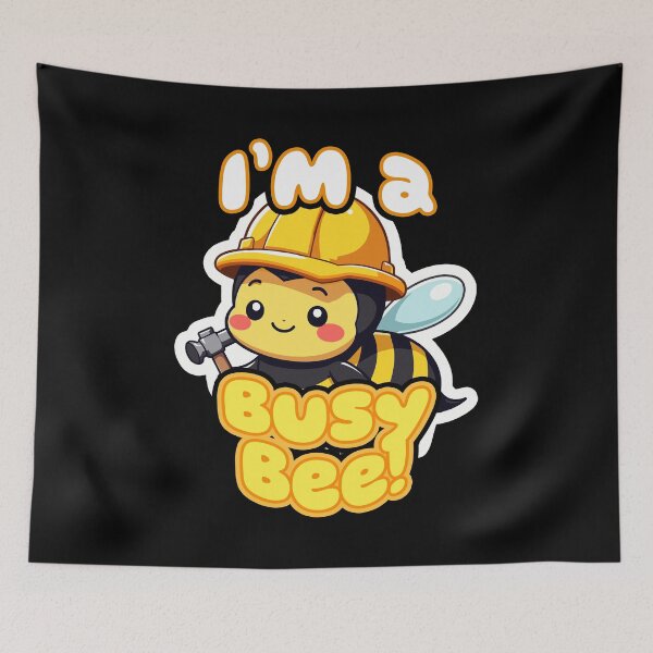 Item preview, I'm a busy bee! Cute workaholic bee designed and sold by SleekVisuals.