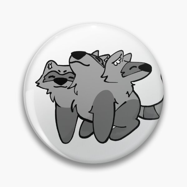 Artikelvorschau, Cerberus Waschbär entworfen und verkauft von Jellibugz.