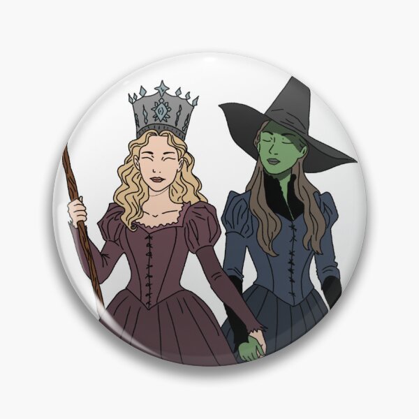 Item preview, Glinda and Elphaba being frenemies designed and sold by Klaus-y.