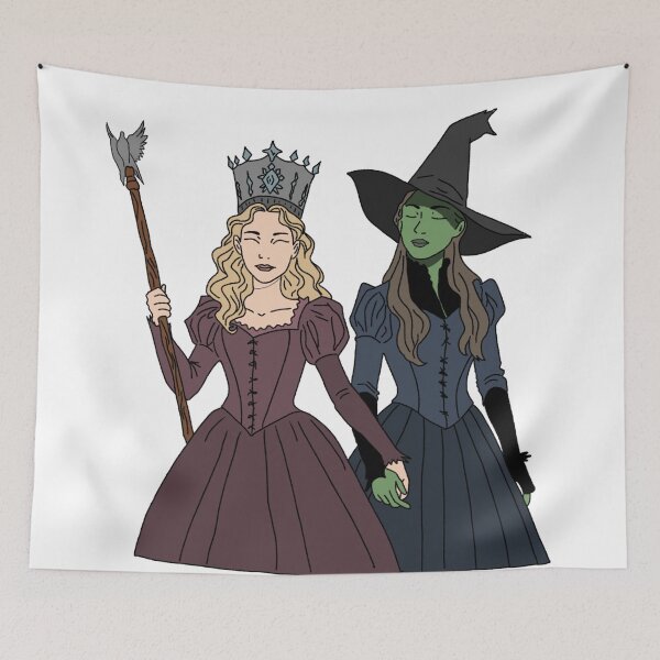 Item preview, Glinda and Elphaba being frenemies designed and sold by Klaus-y.