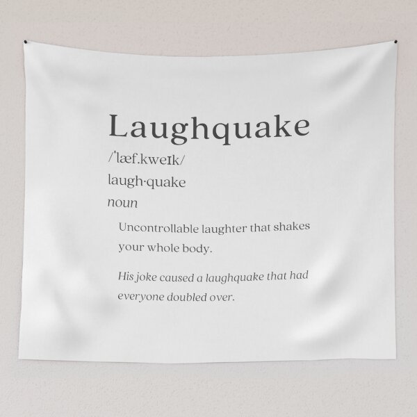 Artikelvorschau, Wörterbuch: Laughquake entworfen und verkauft von nature. electrified..