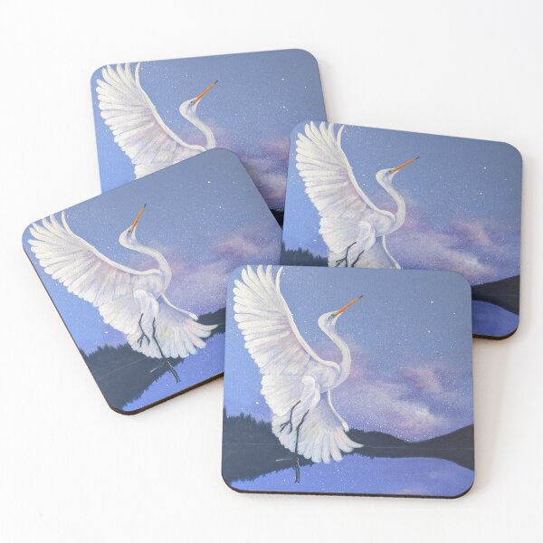 Item preview, Egret Courtship Dance Milky Way designed and sold by studiololo.