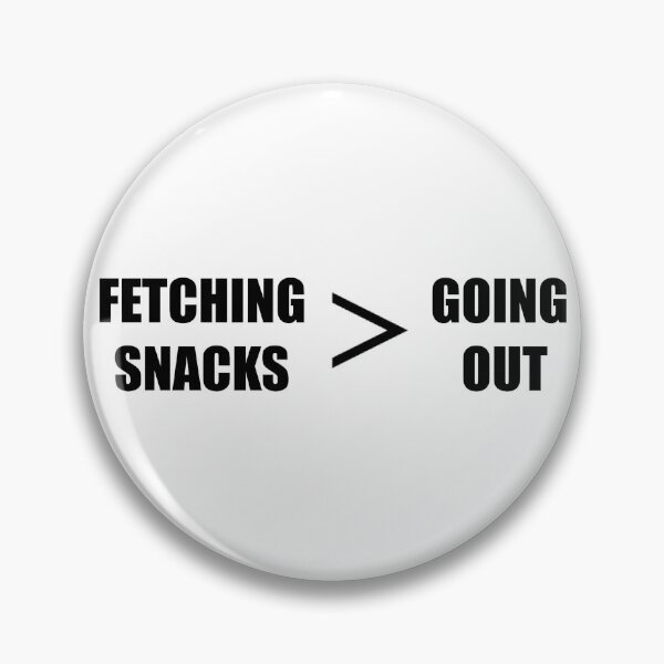 Item preview, Fetching Snacks Over Going Out designed and sold by TeddyEddie‎ .