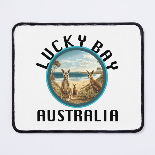Item preview, Lucky Bay - Australia (with Black Lettering) designed and sold by VelvetRoom.