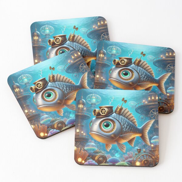 Item preview, Steampunk Sea Bass designed and sold by Sillytoe.