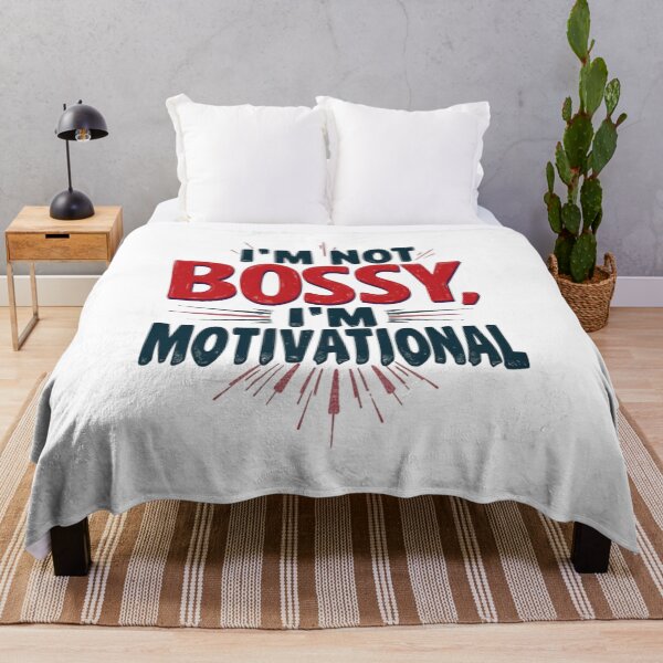 Item preview, im not bossy, im motivational designed and sold by Ismartista.