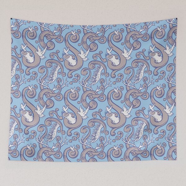 Item preview, Swirly Nature Wild Animals Paisley Pattern designed and sold by Ben Walker-Storey.