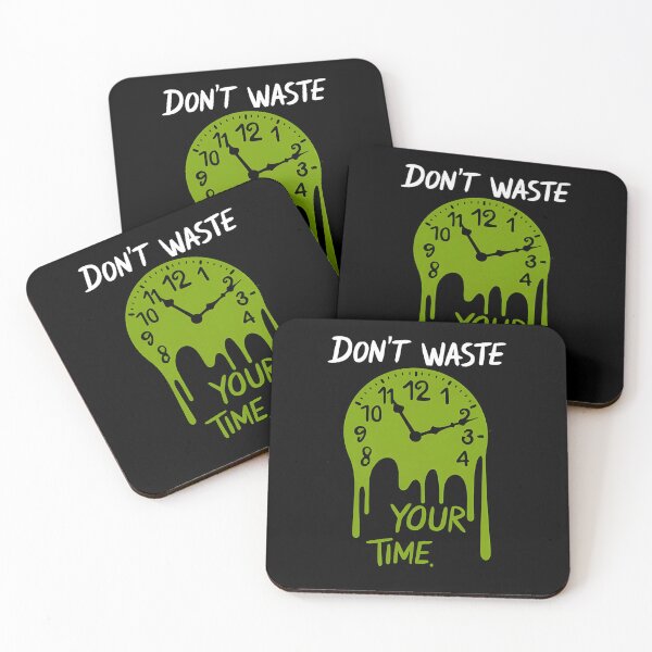 Item preview,  Dripping Clock T-Shirt - "Don’t Waste Your Time" Reminder designed and sold by FocusedPatterns.