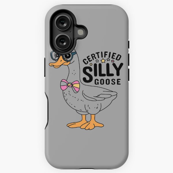 Aperçu de l'œuvre T-shirt Silly Goose Comfort Colors, certifié Silly Goose, t-shirt brodé Got too silly, t-shirt Goose, t-shirt Silly Goose, cadeau de t-shirt drôle créée et vendue par FitFisher.