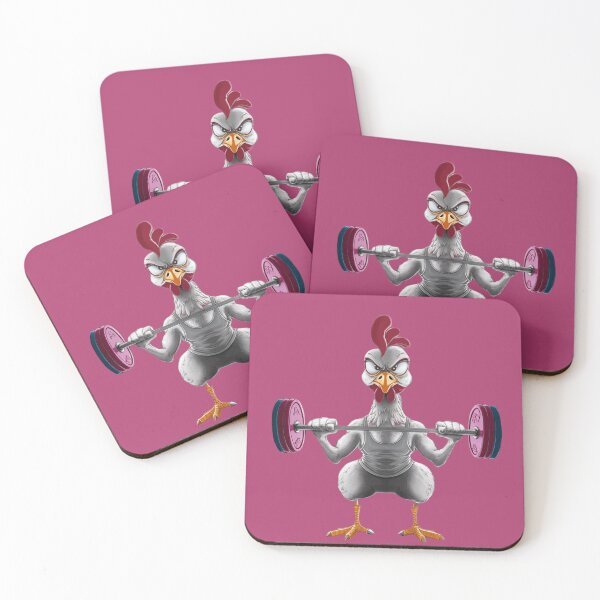 Item preview, Strong Chicken Lifting Weights designed and sold by NiRia Spot.