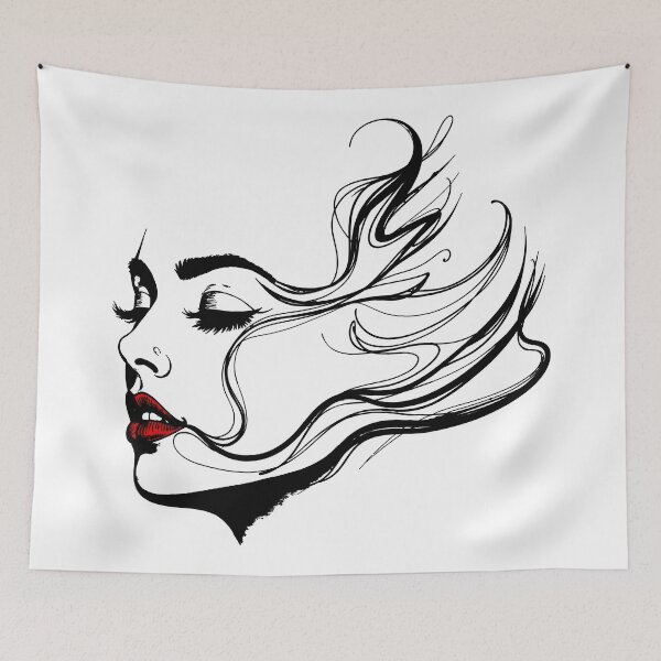 Item preview, Abstract portrait of a woman designed and sold by DariusZD.