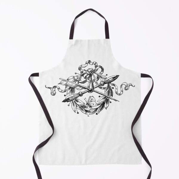 Item preview, Laurel Wreath with Pen and Chalk Holder Vintage Illustration  designed and sold by HawthorneFlame.