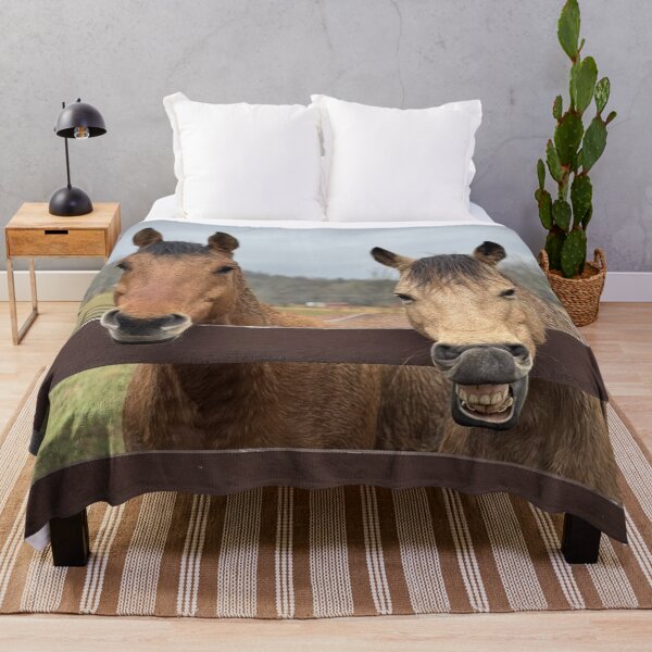 Item preview, Two horses side by side. One laughing, one serious. designed and sold by GaryStory.