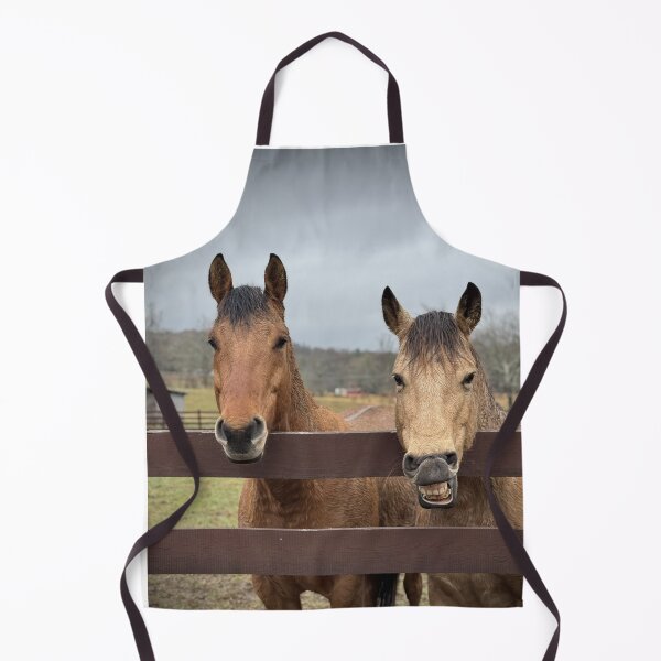 Item preview, Two horses side by side. One laughing, one serious. designed and sold by GaryStory.