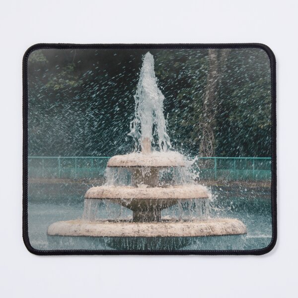 Item preview, Vintage-Inspired Hazy-Day Fountain in Park designed and sold by CountyKent.