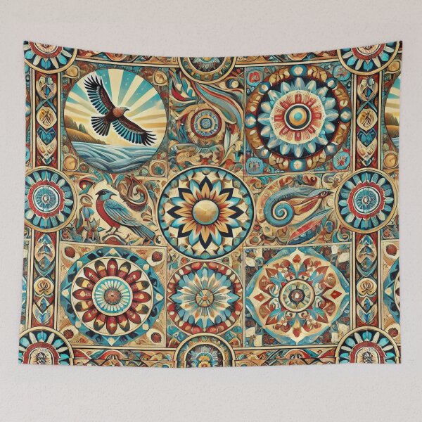 Item preview, Ioway (Baxoje) Tribe: A Seamless Tiling Tribute to Iowa’s Namesake designed and sold by Meta2Physical.