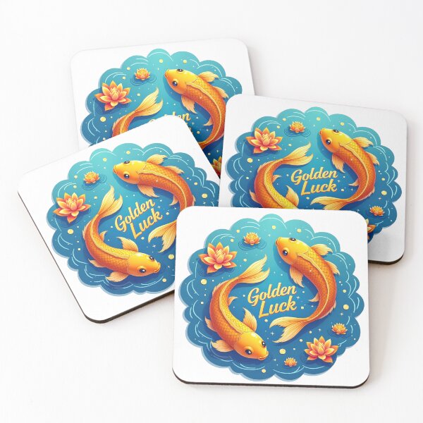 Item preview, Golden Koi Fish - Golden Luck designed and sold by Bulwshop.