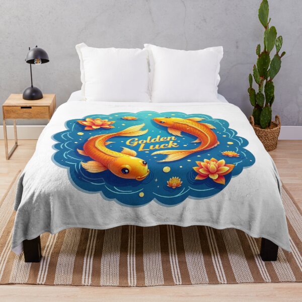Item preview, Golden Koi Fish - Golden Luck designed and sold by Bulwshop.