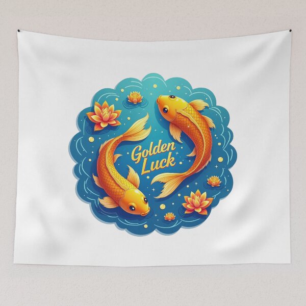 Item preview, Golden Koi Fish - Golden Luck designed and sold by Bulwshop.