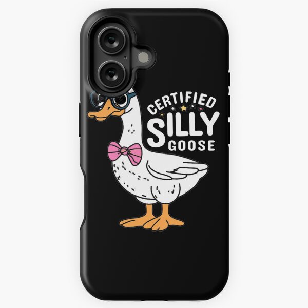 Aperçu de l'œuvre T-shirt Silly Goose Comfort Colors, certifié Silly Goose, t-shirt brodé Got too silly, t-shirt Goose, t-shirt Silly Goose, cadeau de t-shirt drôle créée et vendue par FitFisher.