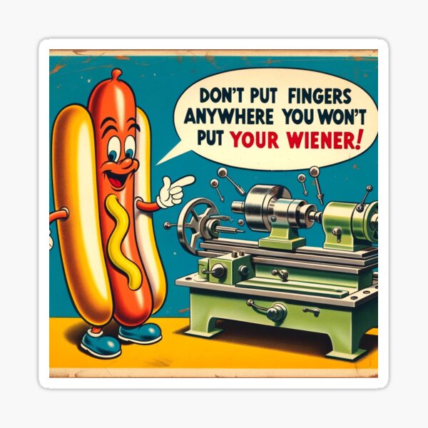 Item preview, Safety Hotdog designed and sold by Matthew Stickers.