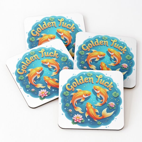 Item preview, Golden Koi Fish - Golden Luck designed and sold by Bulwshop.