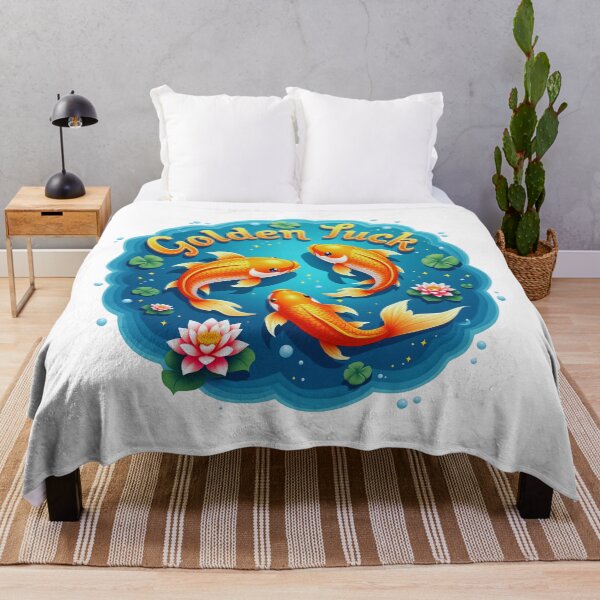Item preview, Golden Koi Fish - Golden Luck designed and sold by Bulwshop.