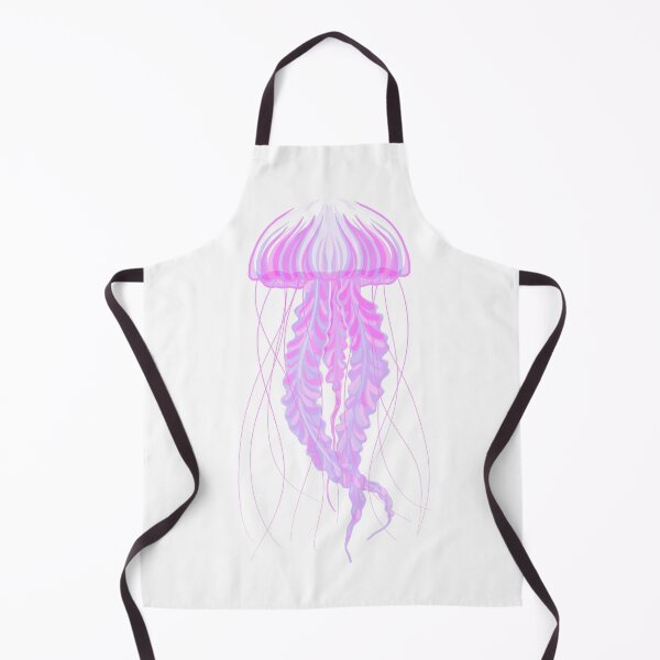 Item preview, Neon pink jellyfish designed and sold by Fox Swell Media.
