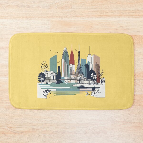 Item preview, Roebling Suspension Bridge and Skyline in 3D Art,   designed and sold by PaintMeWorld.