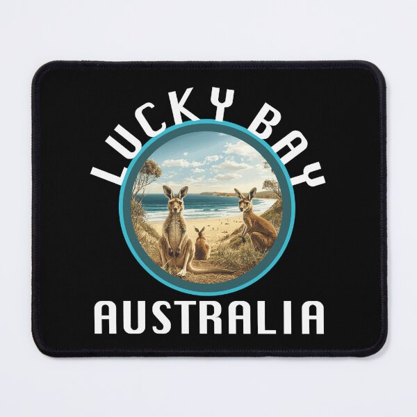 Item preview, Lucky Bay - Australia (with White Lettering) designed and sold by VelvetRoom.