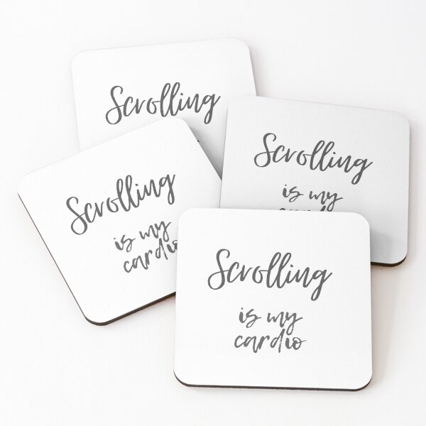 Item preview, Scrolling is my cardio designed and sold by Fab-Haven.
