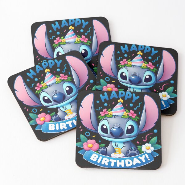 Item preview, Stitch 3.Birthday with cake designed and sold by OverTimeBGD.