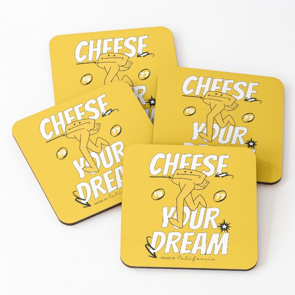 Item preview, Cheese Your Dream, Cheese Pun, Retro Cheese designed and sold by Mariana Piana.