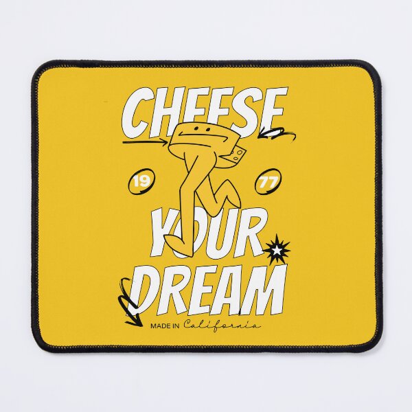 Item preview, Cheese Your Dream, Cheese Pun, Retro Cheese designed and sold by Mariana Piana.