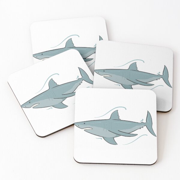 Item preview, Swimming Great White Shark designed and sold by Fox Swell Media.