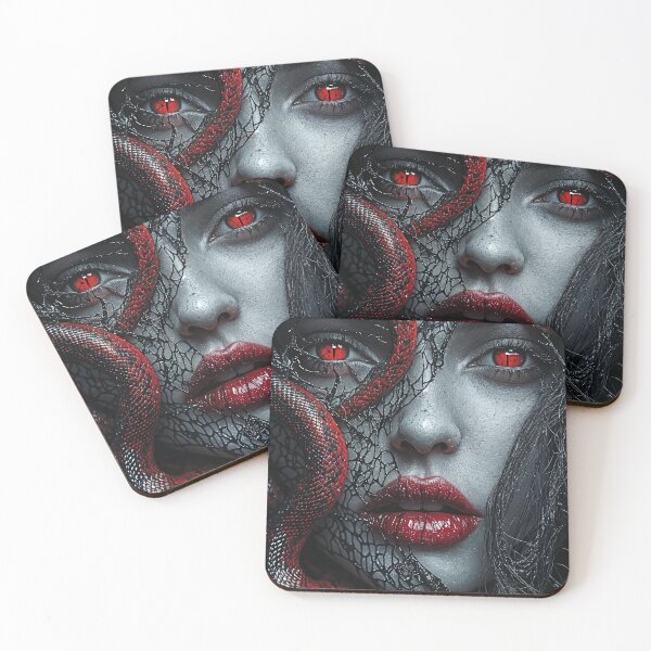 Item preview, Crimson Serpent's Gaze designed and sold by oanaunciuleanu.