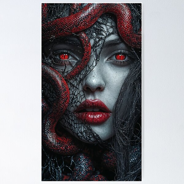Item preview, Crimson Serpent's Gaze designed and sold by oanaunciuleanu.
